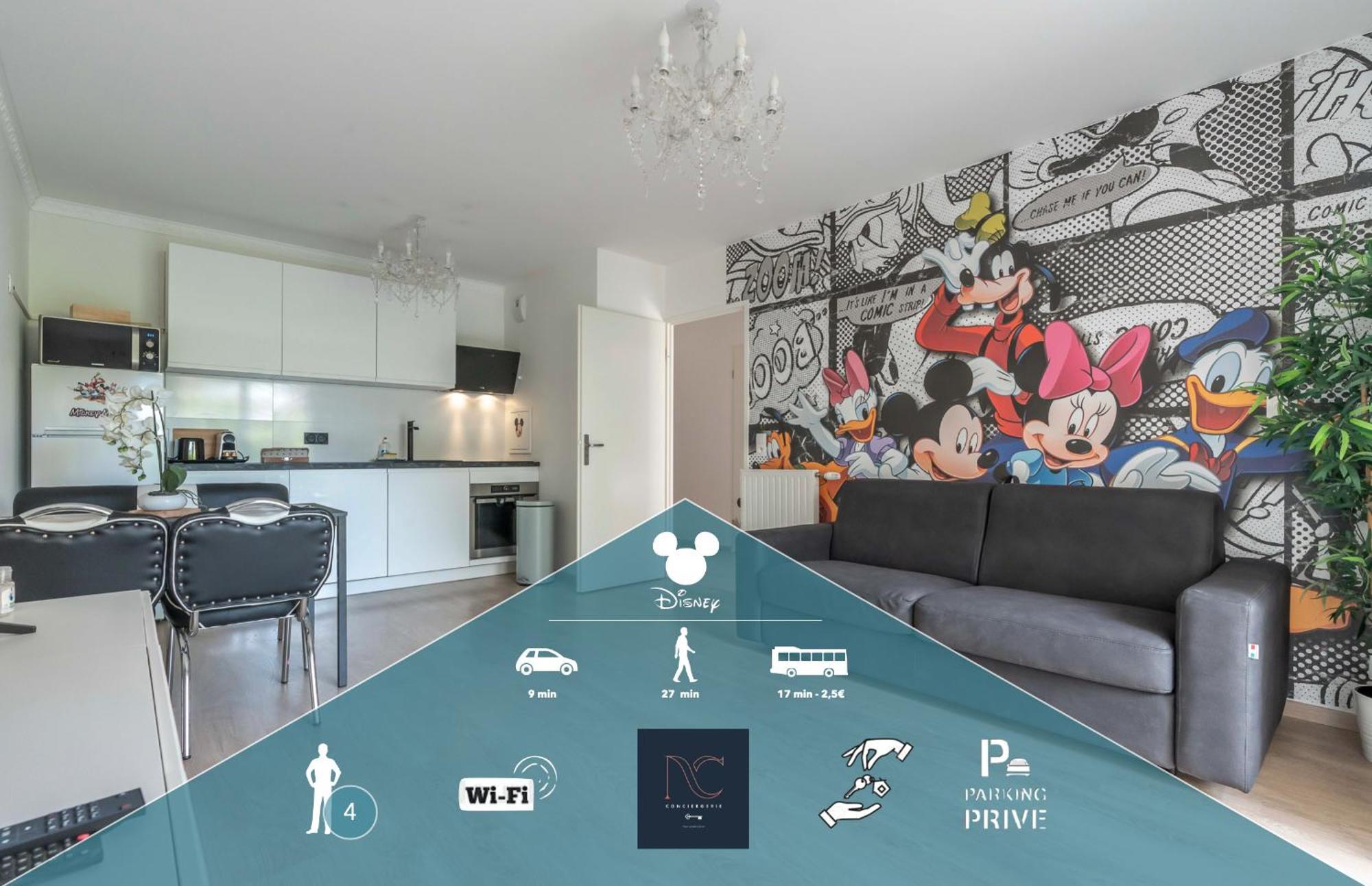 Disneyland-Paris 4Pers,Wifi, Parking เชสซี ภายนอก รูปภาพ